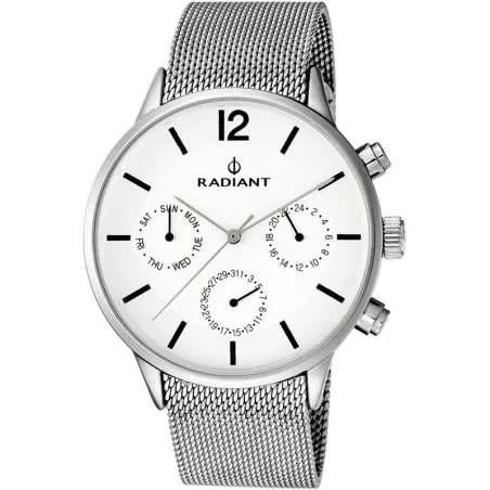 Reloj Radiant New North Week Hombre Plateado Multifunción RA418701