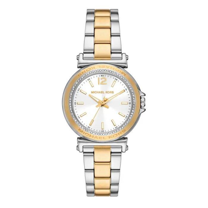 Reloj Michael Kors Maren mini Plateado y Dorado Analógico MK7492