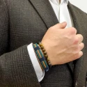 Pulsera Hispania Wake Up Hombre Verde y Azul Bandera España 121-1RC-2AAA