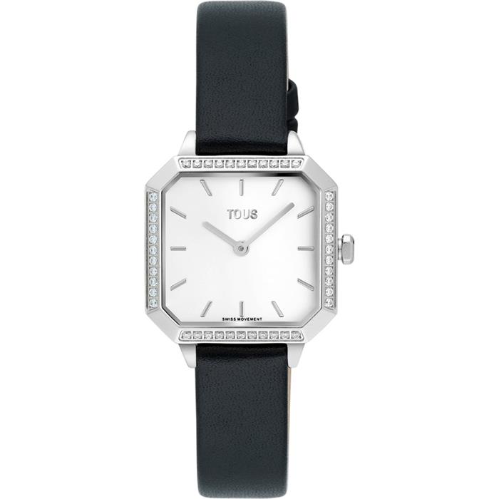 Reloj TOUS Watches Les Classiques Negro, Plateado y Diamantes Analógico Suizo 3000136800