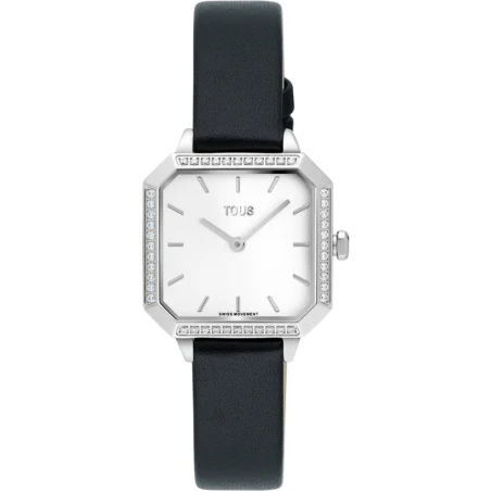 Reloj TOUS Watches Les Classiques Negro, Plateado y Diamantes Analógico Suizo 3000136800