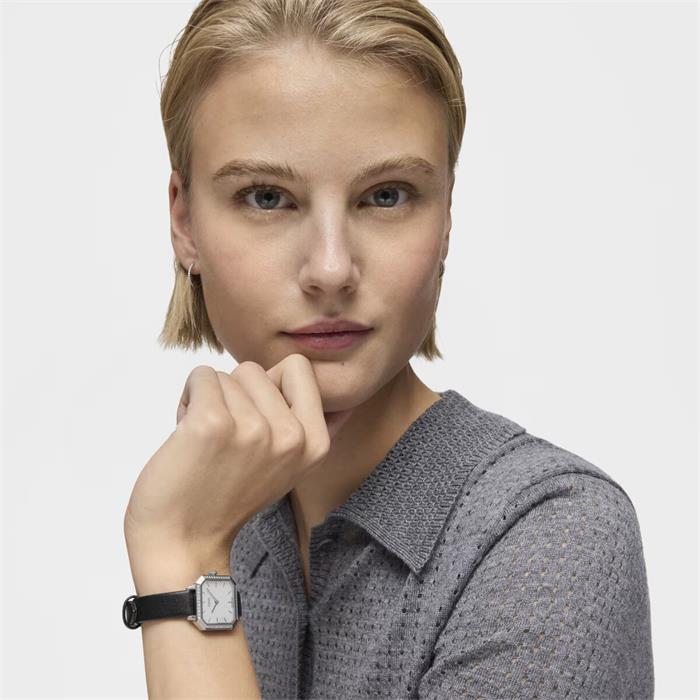 Reloj TOUS Watches Les Classiques Negro, Plateado y Diamantes Analógico Suizo 3000136800