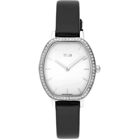 Reloj TOUS Watches Les Classiques Negro, Plateado y Diamantes Analógico Suizo 3000136900