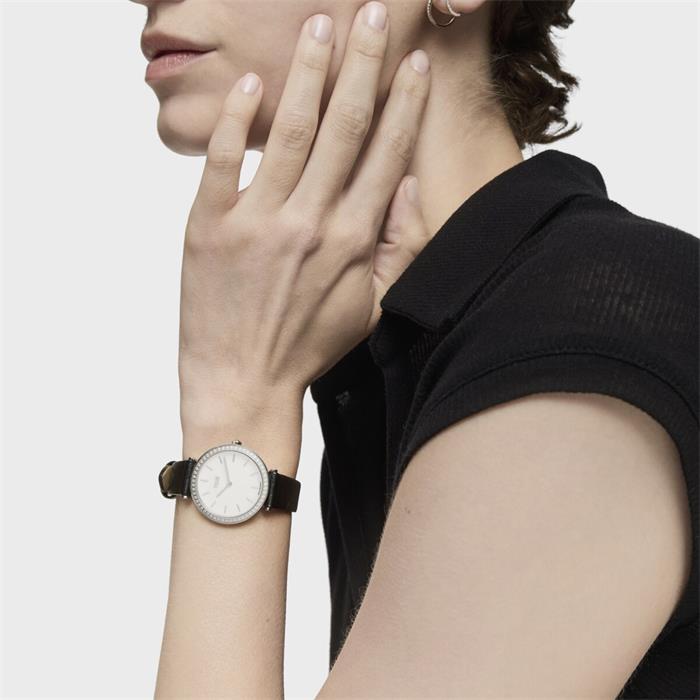 Reloj TOUS Watches Les Classiques Negro, Plateado y Diamantes Analógico Suizo 3000137000