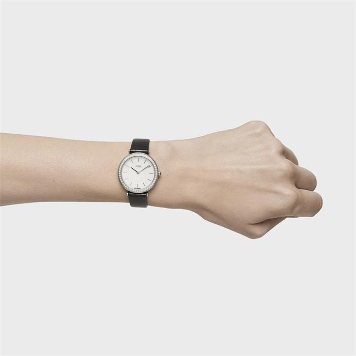 Reloj TOUS Watches Les Classiques Negro, Plateado y Diamantes Analógico Suizo 3000137000
