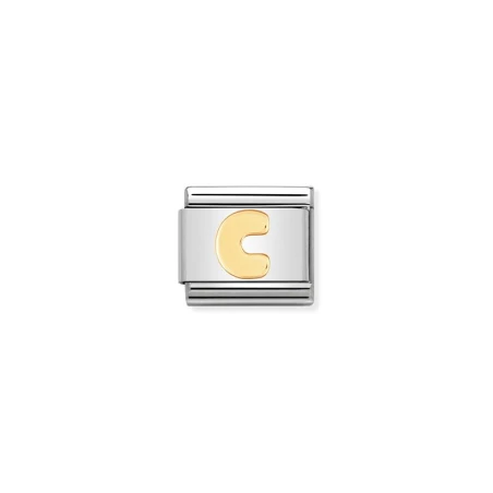 Componible Classic LETRAS acero y oro de 18k C