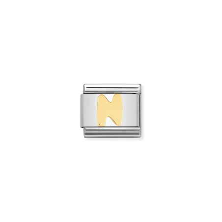 Componible Classic LETRAS acero y oro de 18k N