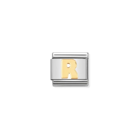 Componible Classic LETRAS acero y oro de 18k R