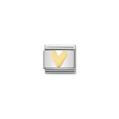 Componible Classic LETRAS acero y oro de 18k V