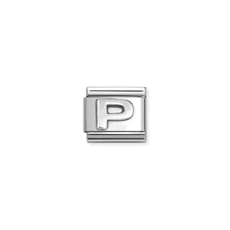 Composable Classic LETRAS oxidadas en acero y plata 925 P