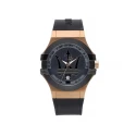 Reloj Maserati Potenza Hombre Negro y Rosado Analógico R8851108002