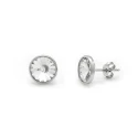Pendientes Victoria Cruz Basic Mujer Plata y Cristal Swarovski Transparente A2791-07T