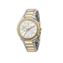 Reloj Maserati Stile Hombre Plateado y Dorado Cronógrafo R8873642009
