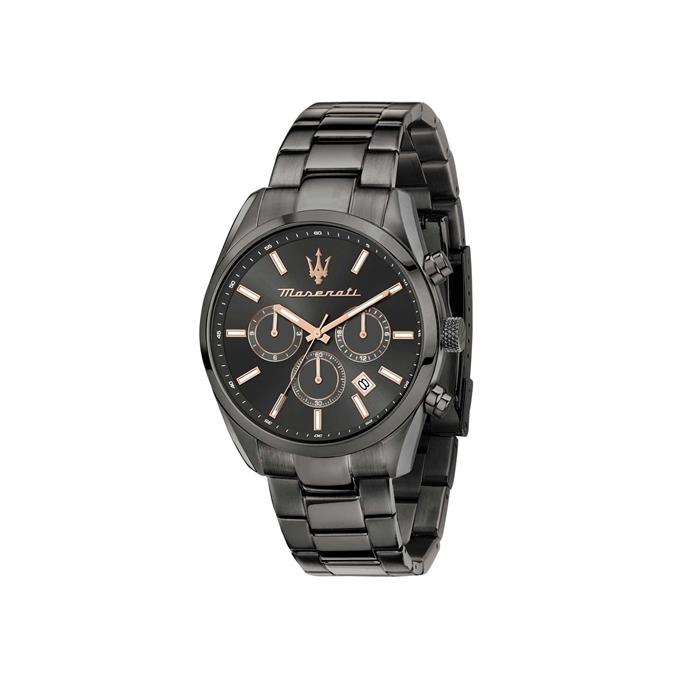 Reloj Maserati Attrazione Hombre Gris Metalizado Cronógrafo R8853151001