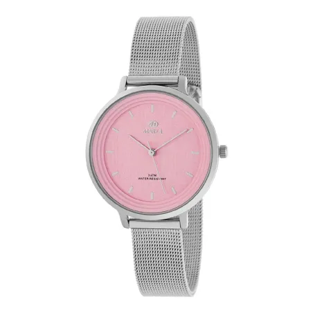 Reloj Marea Trendy Mujer Analógico Acero Inoxidable Plateado y Rosa B41197/2
