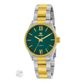 Reloj Marea Plateado, Dorado y Verde Analógico Mujer B36190/5