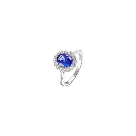 Anillo Lotus Silver Circonita Zafiro y Blancas LP3459-3/114