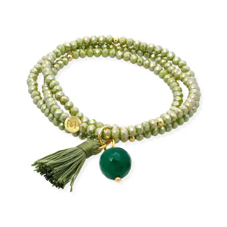 Pulsera Marina García Zen Amazonia y Cuarzo Verde 91164UA