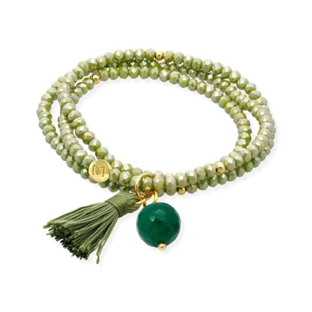 Pulsera Marina García Zen Amazonia y Cuarzo Verde 91164UA
