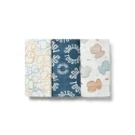 Pack 3 Muselina TOUS MMUSE Azul MMUSE-2103-00060