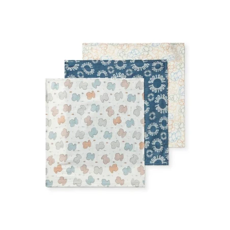 Pack 3 Muselina TOUS MMUSE Azul MMUSE-2103-00060