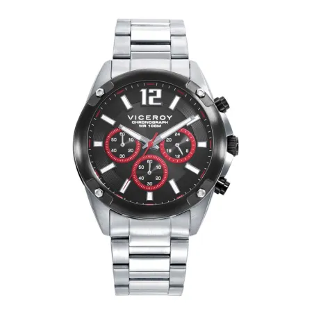Reloj Viceroy Magnum Plateado y Negro Cronógrafo Hombre 401397-55