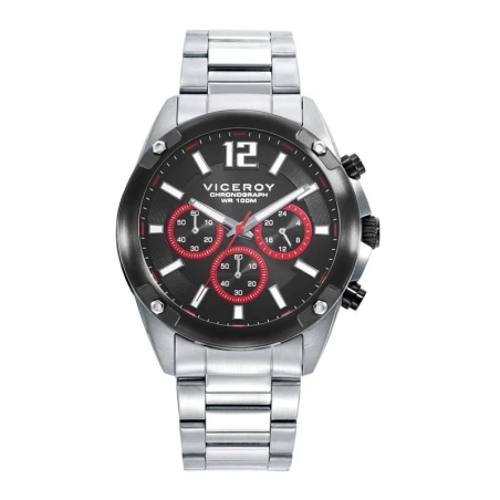 Reloj Viceroy Magnum Plateado y Negro Cronógrafo Hombre 401397-55