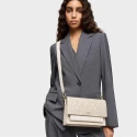 Bandolera TOUS Audree Kaos Mini Lines Beige Mediana 2002183301