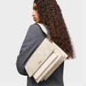 Bandolera TOUS Audree Kaos Mini Lines Beige Mediana 2002183301