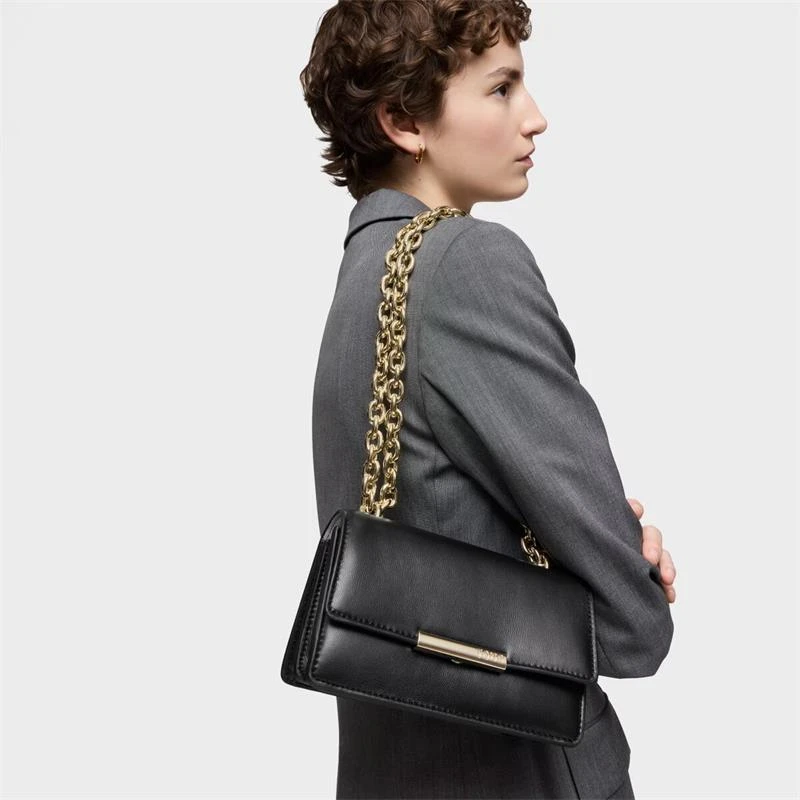 BandoleraAudree TOUS Leather Negra Pequeña 2002203051
