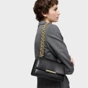 BandoleraAudree TOUS Leather Negra Pequeña 2002203051