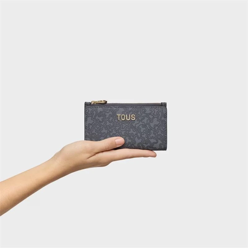 Cartera TOUS Kaos Mini Lines Gris Oscuro 2002183547