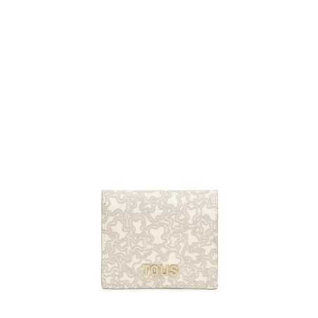 Cartera TOUS Kaos Mini Lines Beige Pequeña 2002183601