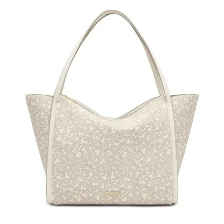 Bolso Capazo TOUS Kaos Mini Lines Beige 2002183701