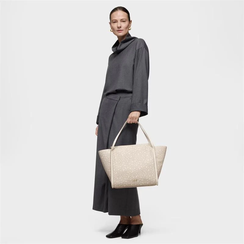 Bolso Capazo TOUS Kaos Mini Lines Beige 2002183701