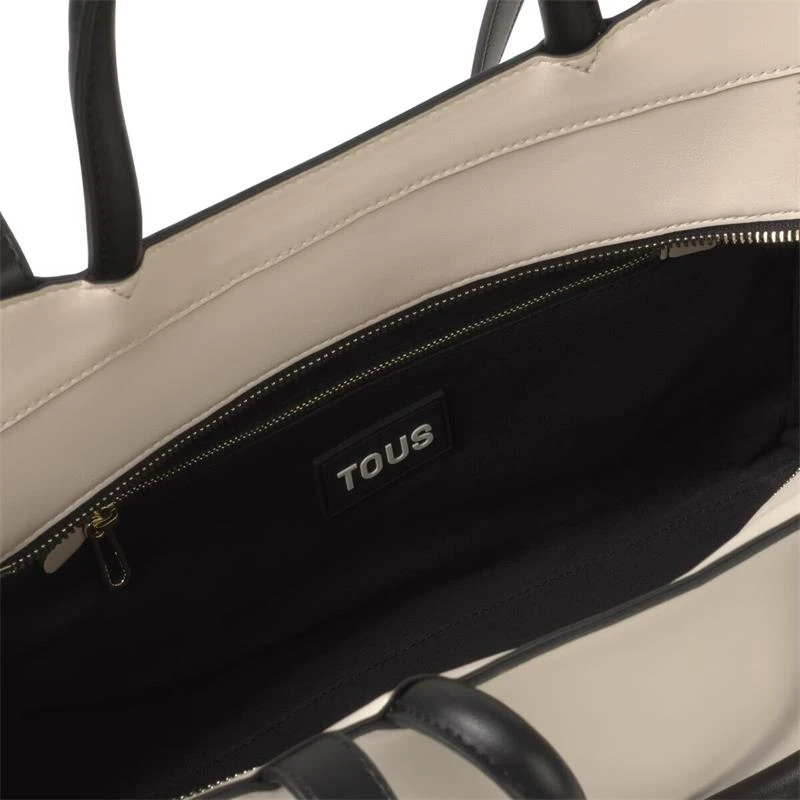 Bolso City TOUS Kaos Icon Beige y Negro Mediano 2002186651