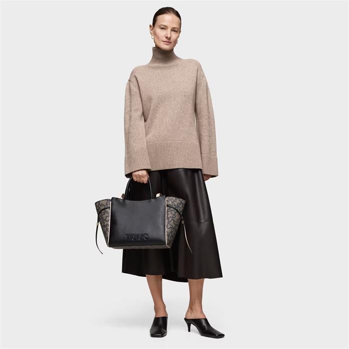 Bolso City TOUS Kaos Icon Negro Mediano 2002186652