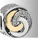 Charm plata/oro