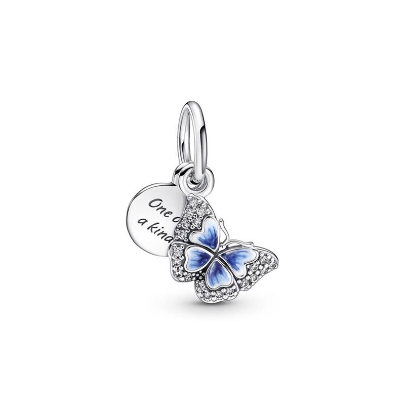 Charm Colgante Pandora Mariposa Azul & Cita 790757C01