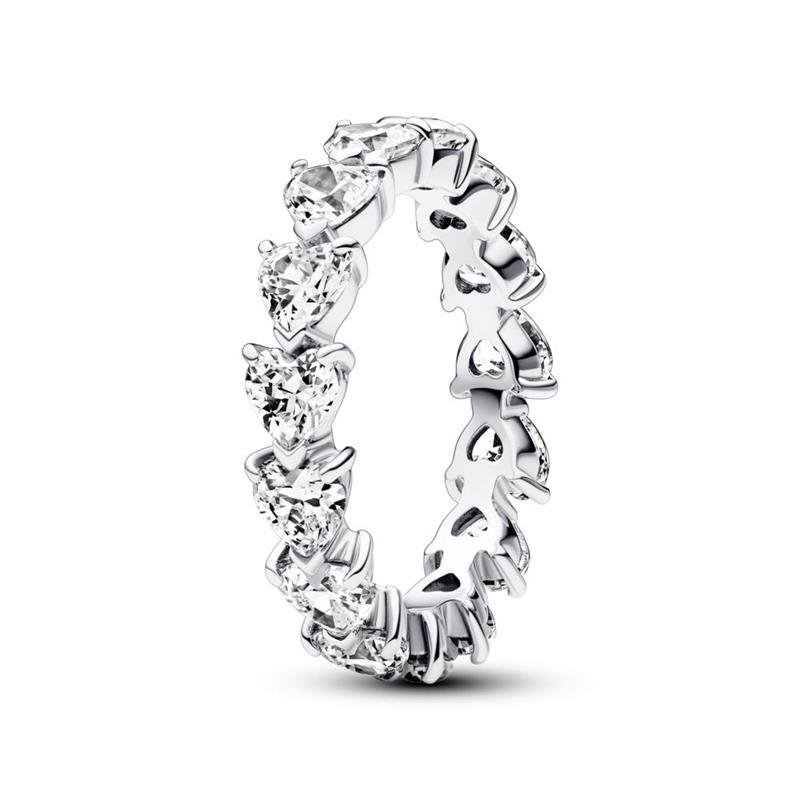 Anillo Pandora Eternidad Fila de Corazones 193103C01