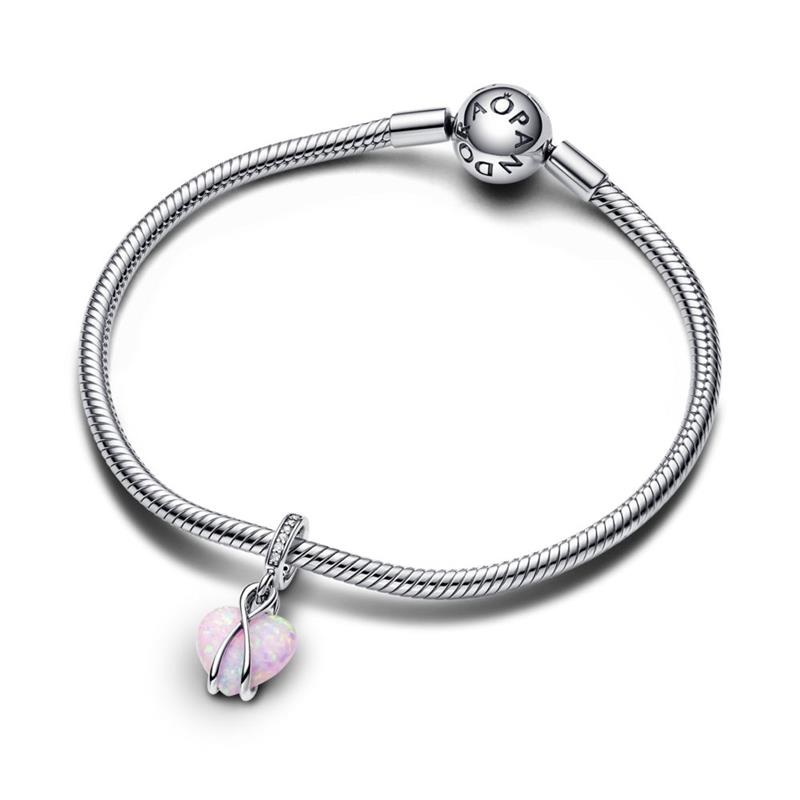 Charm Colgante Pandora Corazón Opalescente Mamá 793202C01