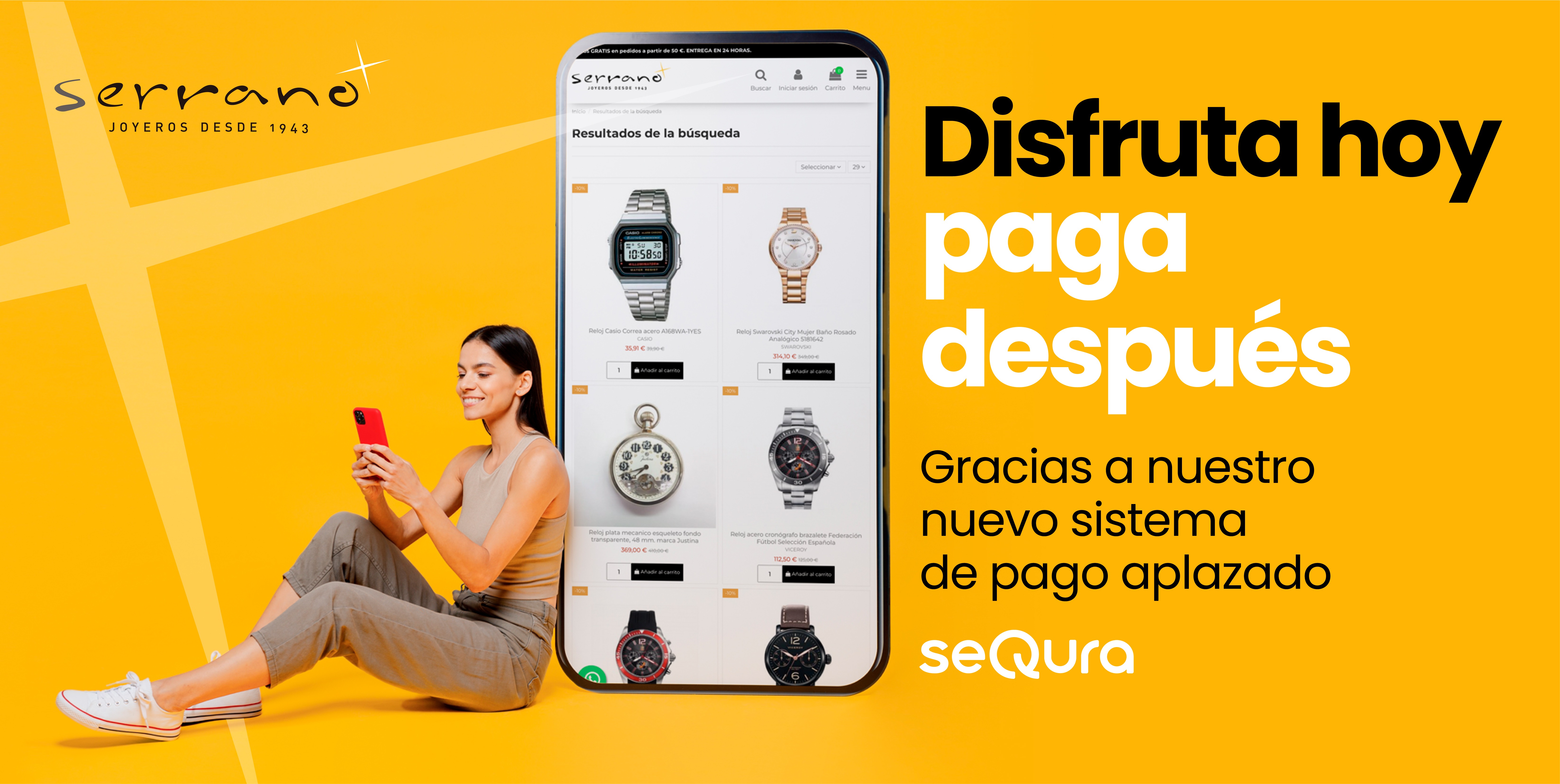 !DISFRUTA HOY! PAGA DESPUÉS...