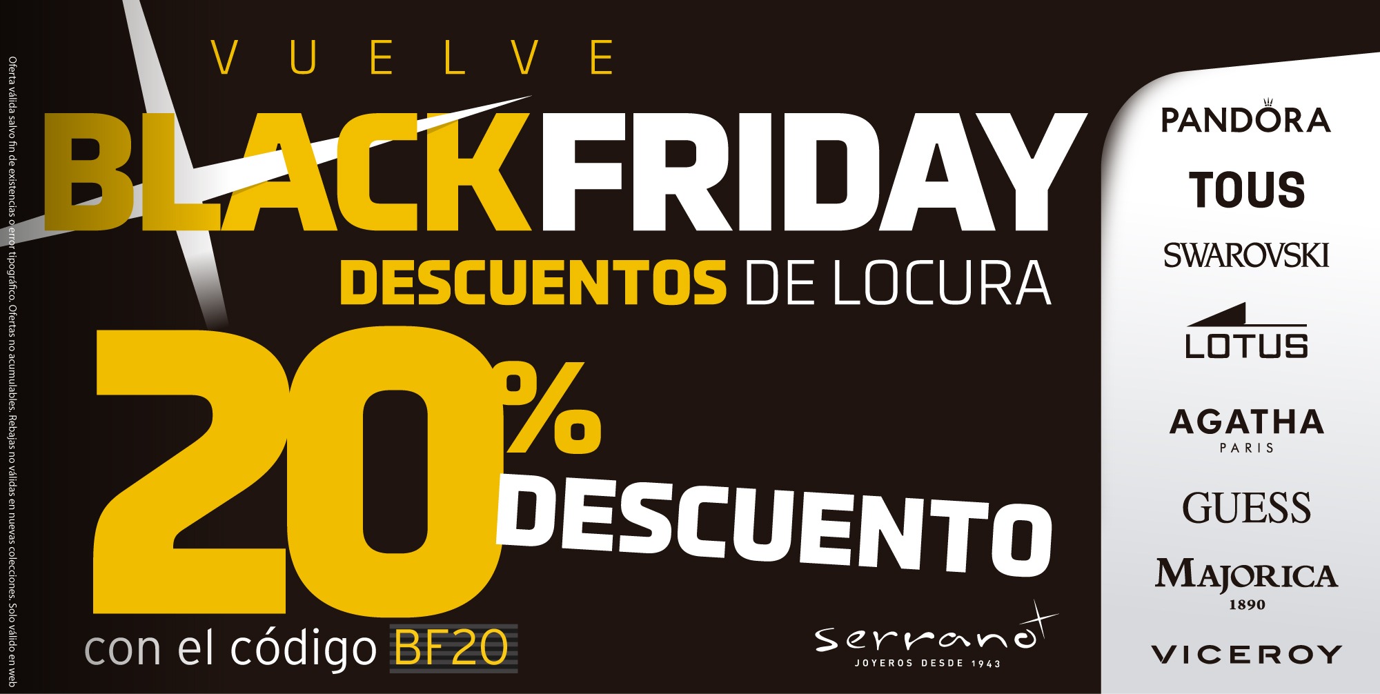 BlackFriday 2024 en Serrano Joyeros