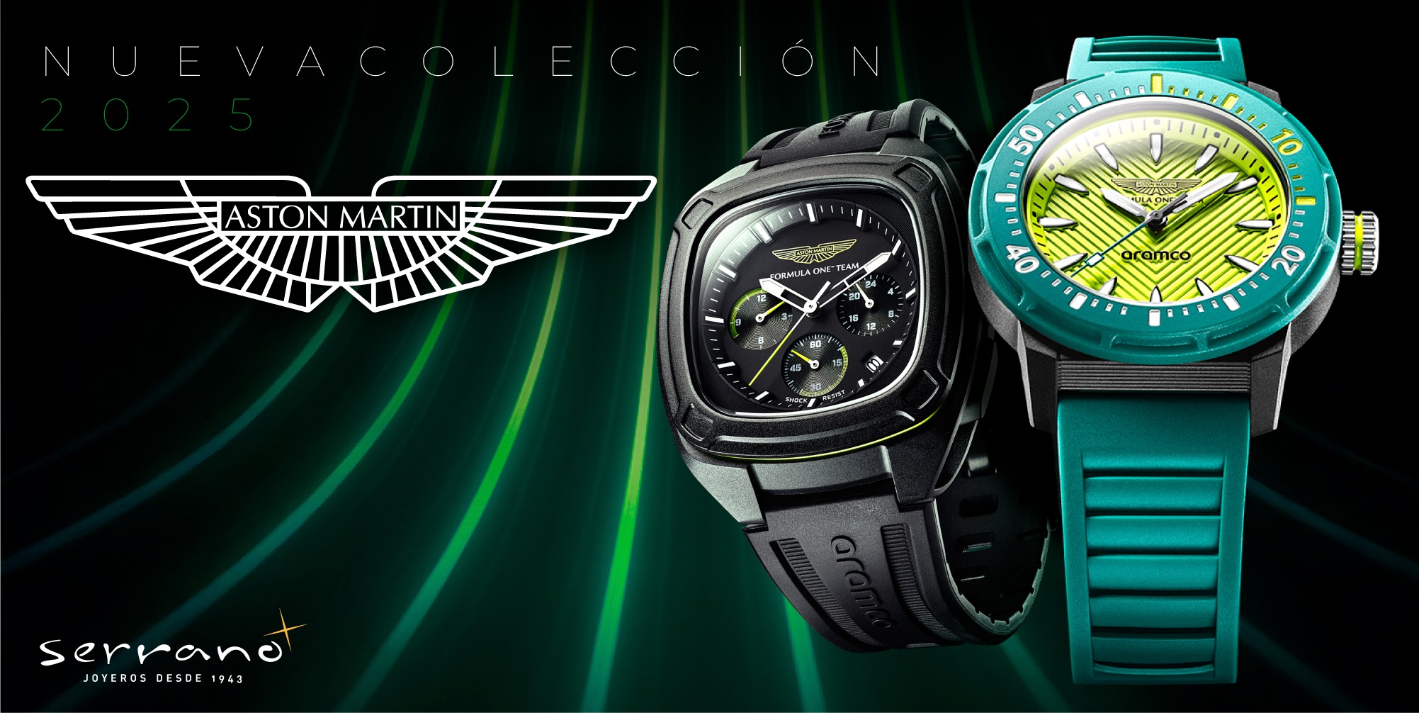 La Nueva Colección de Relojes Aston Martin Llega a Serrano Joyeros