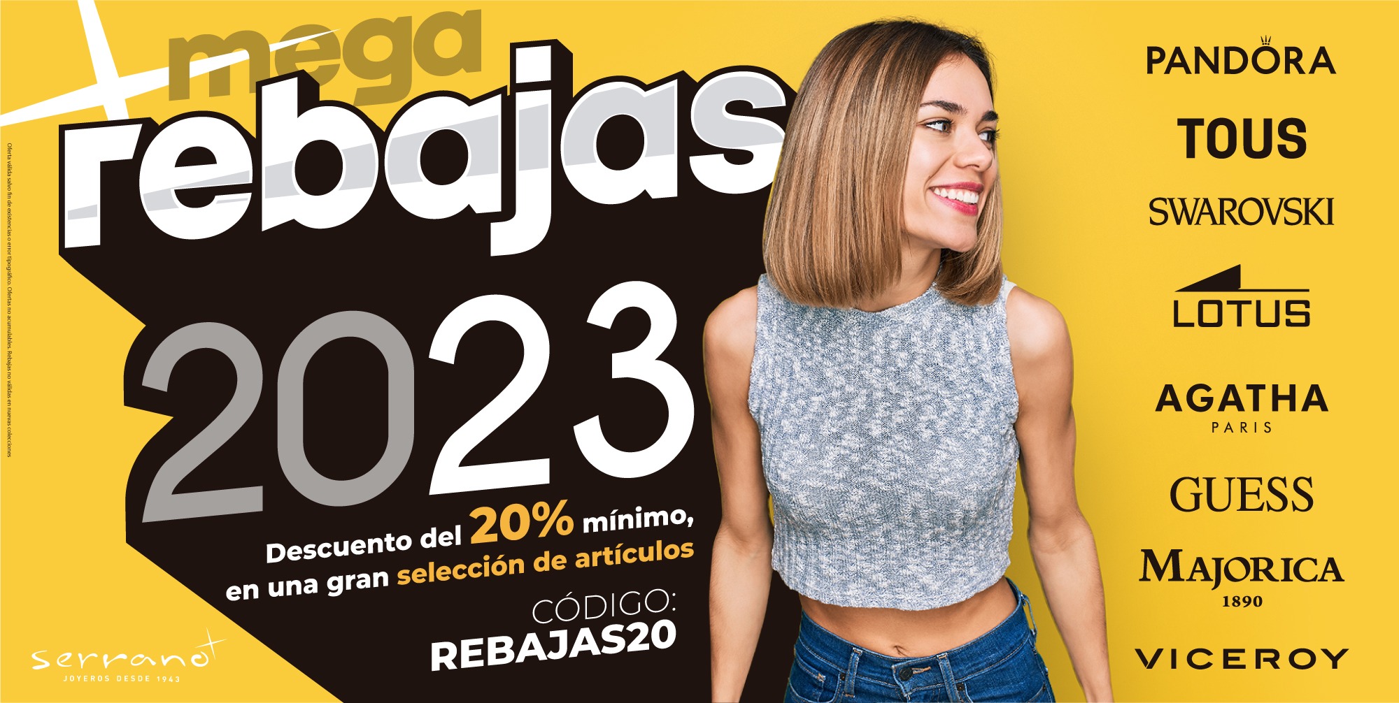 Super Descuentos en las Rebajas de Verano de Serrano Joyeros